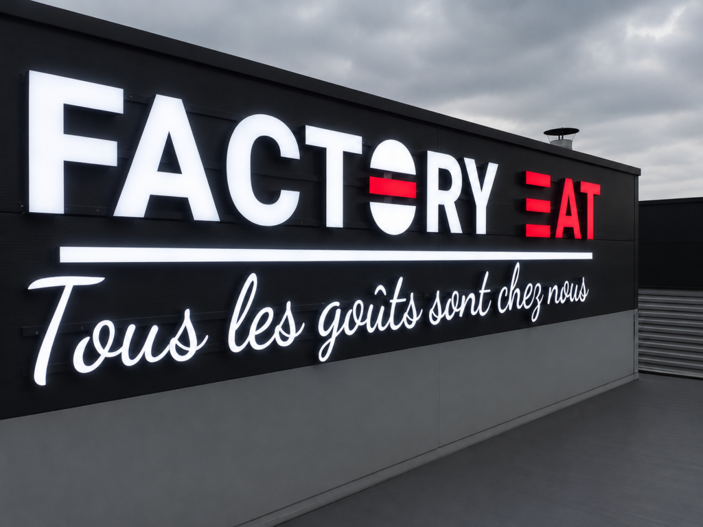 Lettres bo&icirc;tiers lumineuses LED